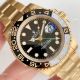 (EW Factory) Swiss Copy Rolex GMT-Master II 2836 Watch Yellow Gold Black Ceramic (4)_th.jpg